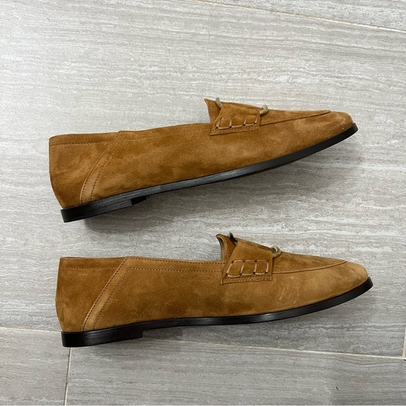 FRAME Denim Boat Slip-On Le Hammond Loafer Flat Moccasins in Whisky Sz 35 / 4.5 - Picture 5 of 8